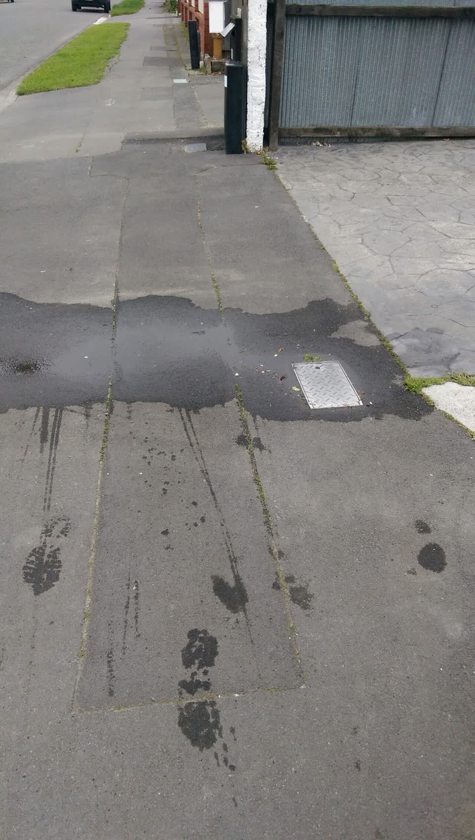 The photograph attached to this water supply report