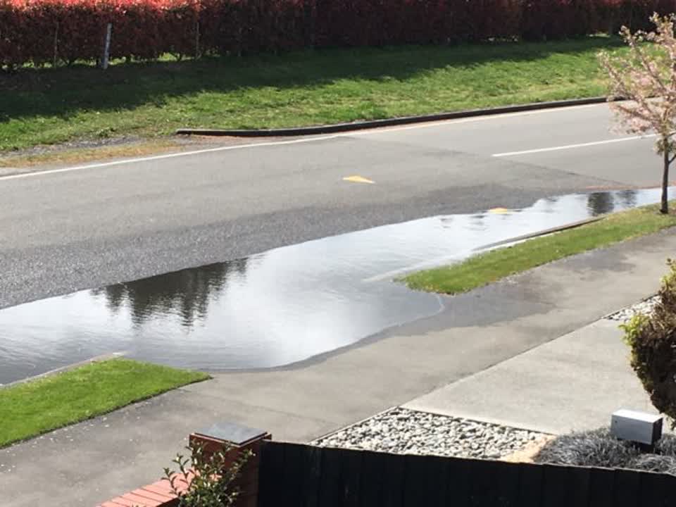 The photograph attached to this wastewater/stormwater report