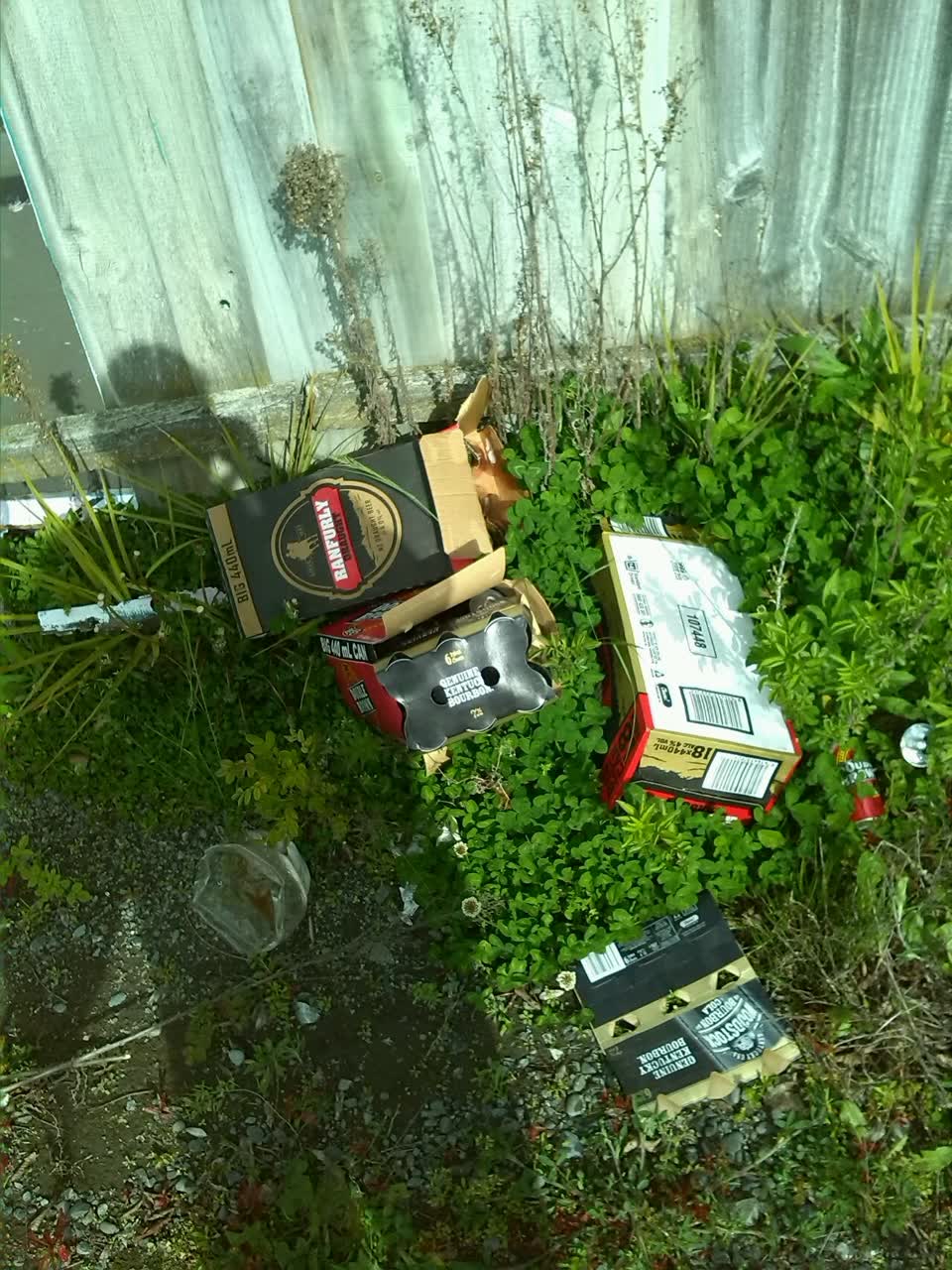 The photograph attached to this rubbish/recycling report