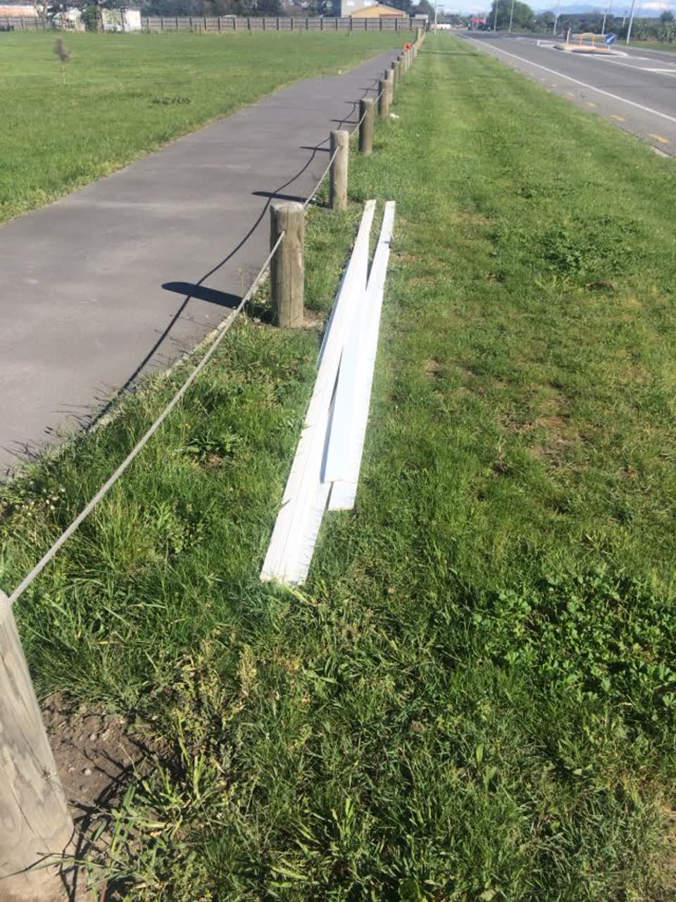 The photograph attached to this parks report