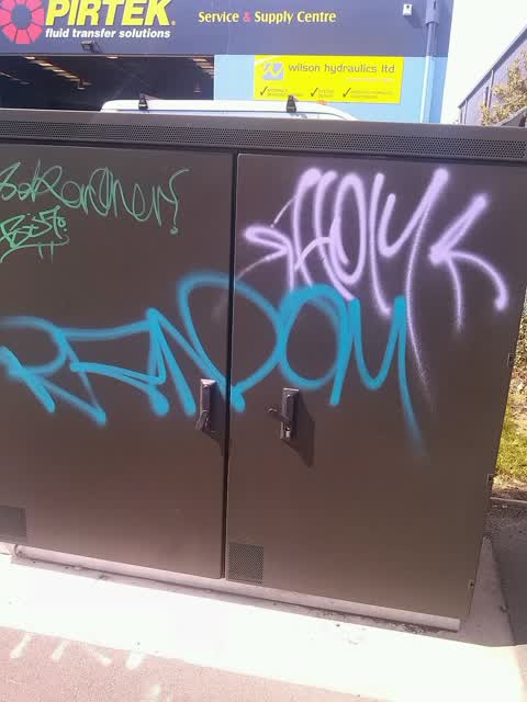 Graffiti, a report photo