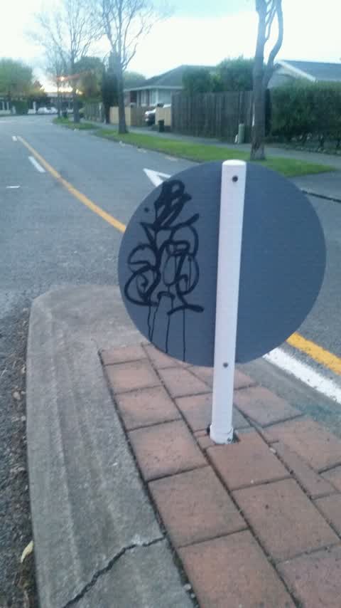 Graffiti, a report photo