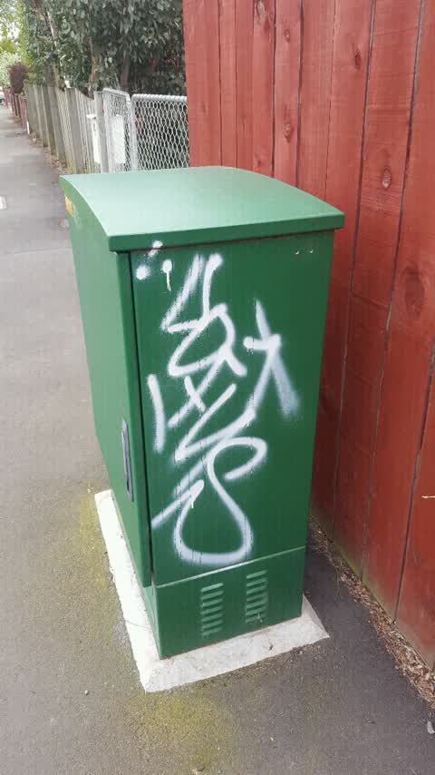 Graffiti, a report photo