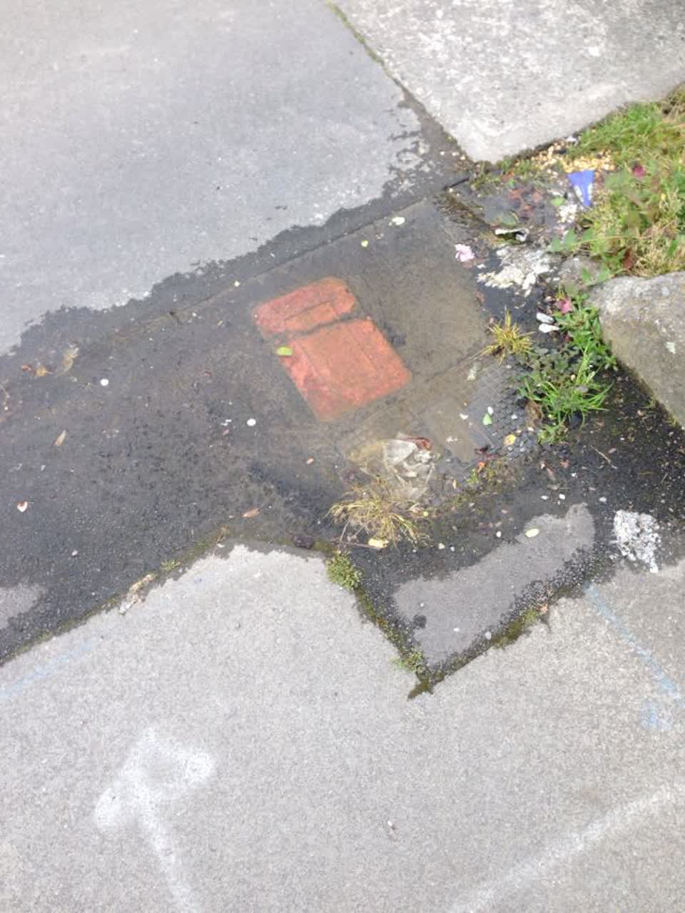 The photograph attached to this wastewater/stormwater report
