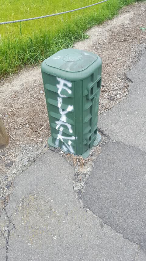 Graffiti, a report photo