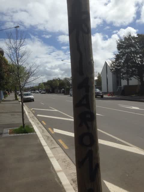 Graffiti, a report photo