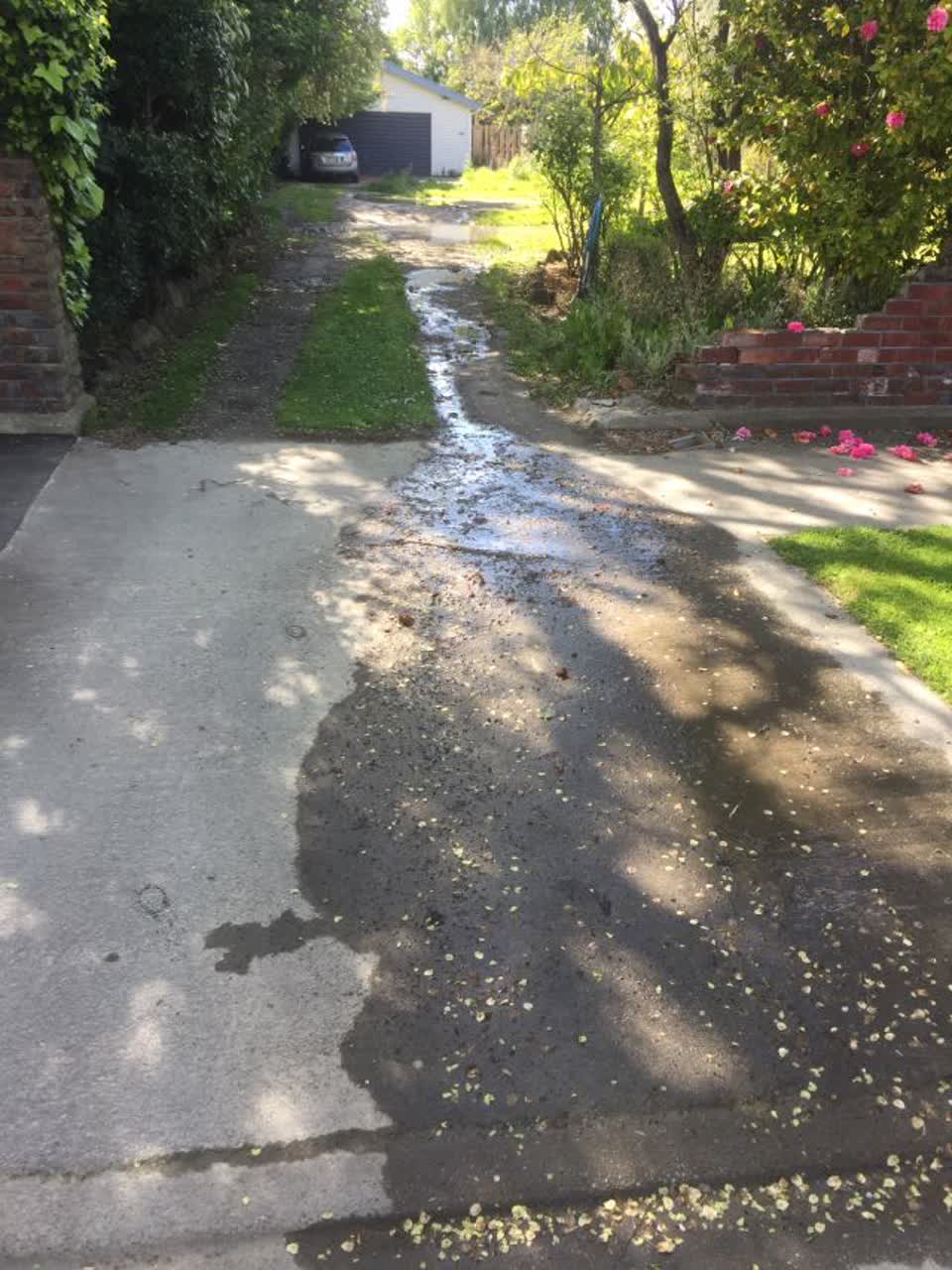The photograph attached to this water supply report