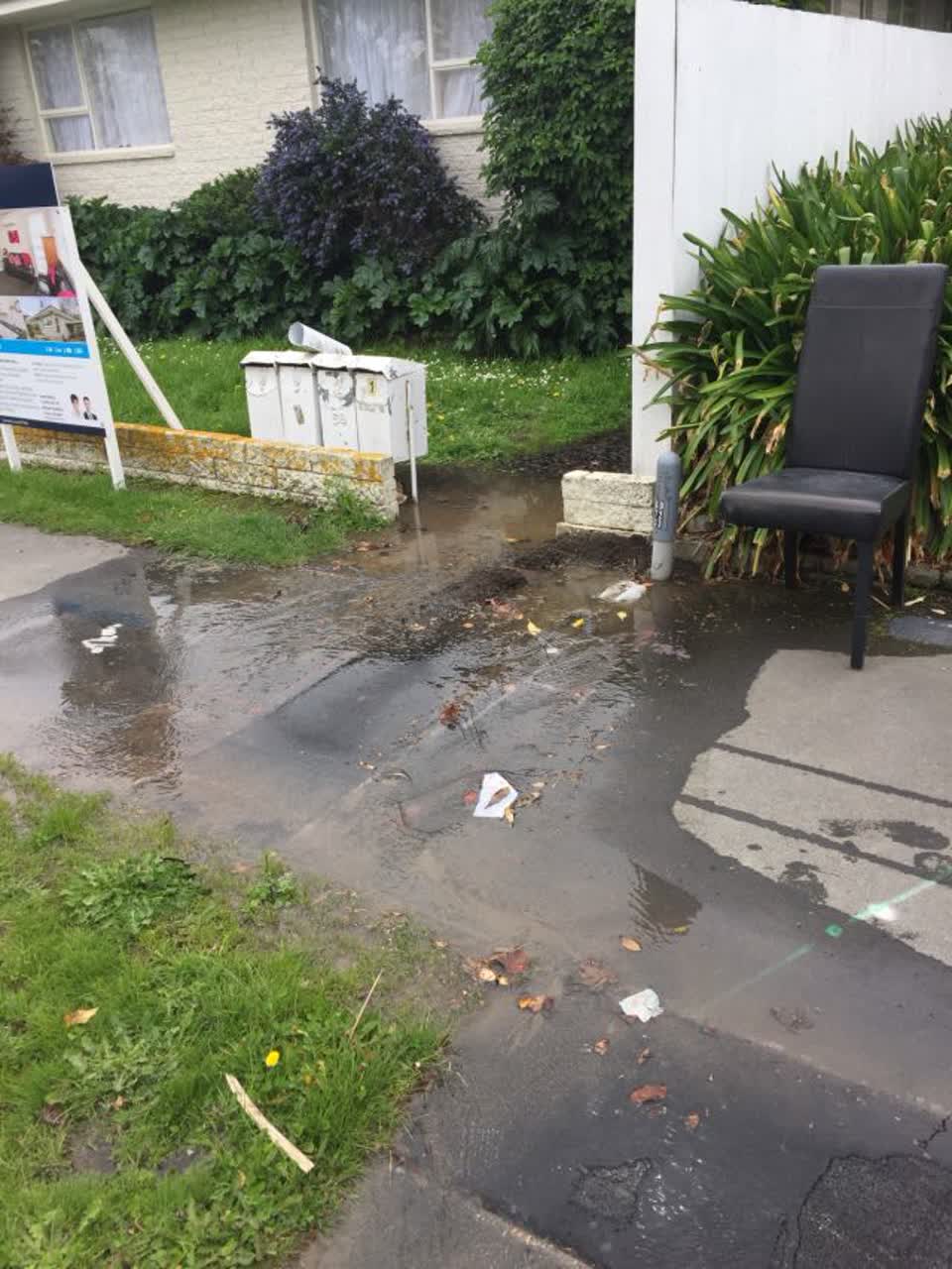 The photograph attached to this water supply report