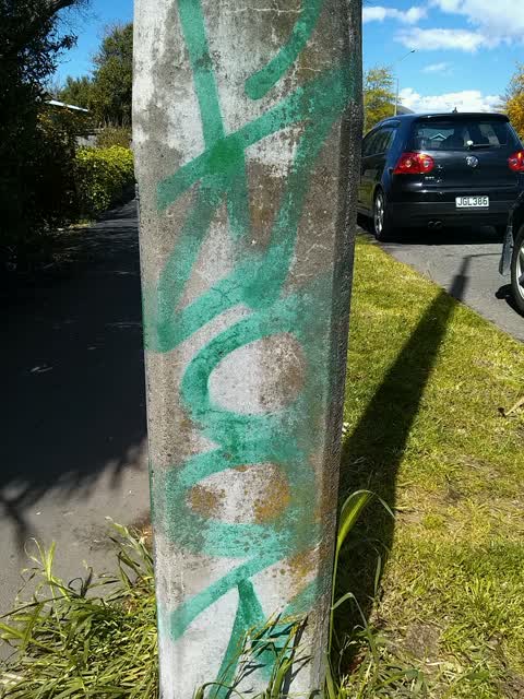 Graffiti, a report photo