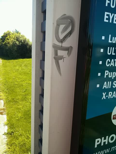 Graffiti, a report photo