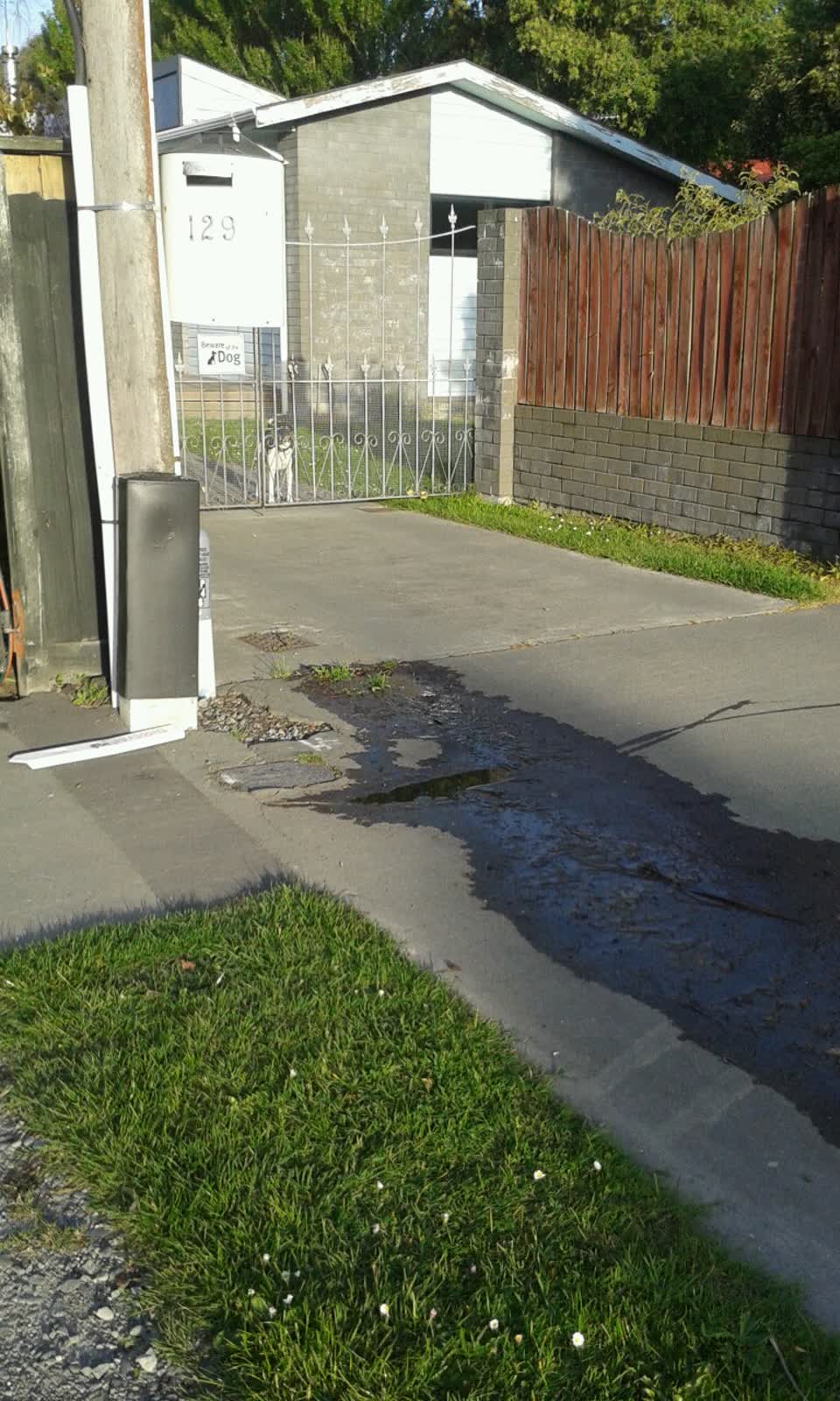 The photograph attached to this water supply report