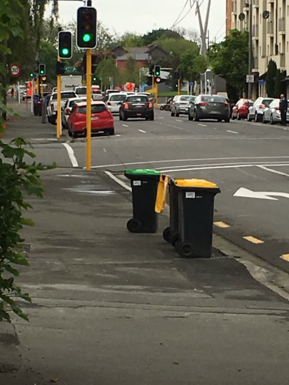 The photograph attached to this rubbish/recycling report