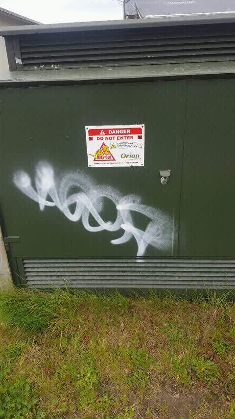Graffiti, a report photo