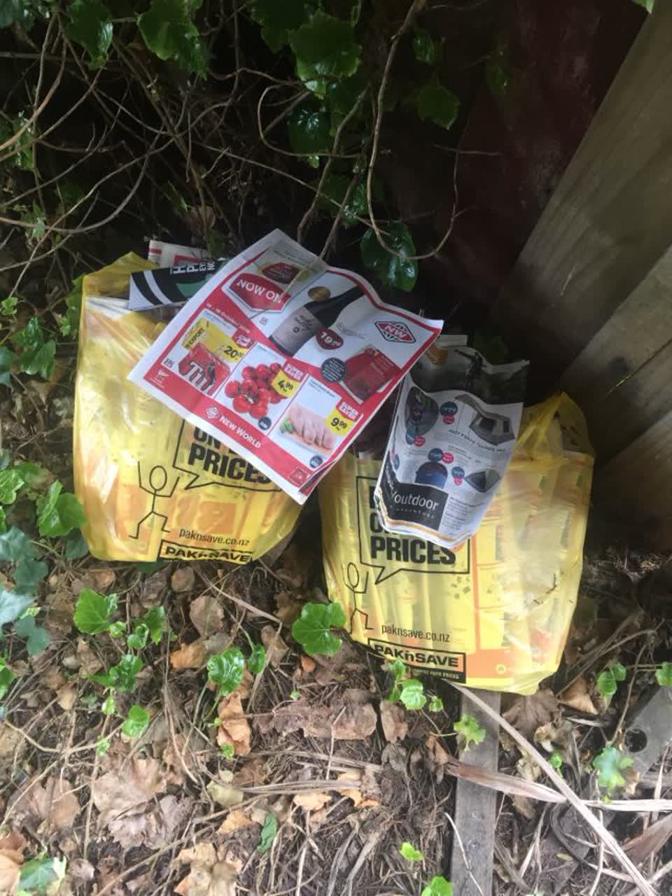 The photograph attached to this rubbish/recycling report