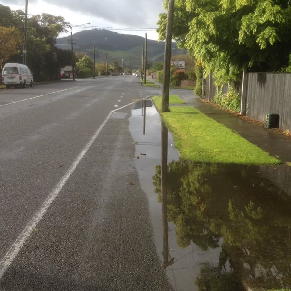 The photograph attached to this wastewater/stormwater report