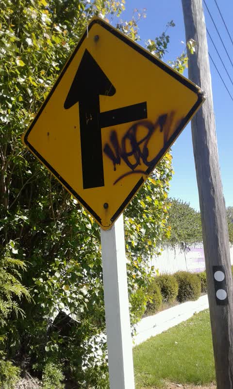 Graffiti, a report photo