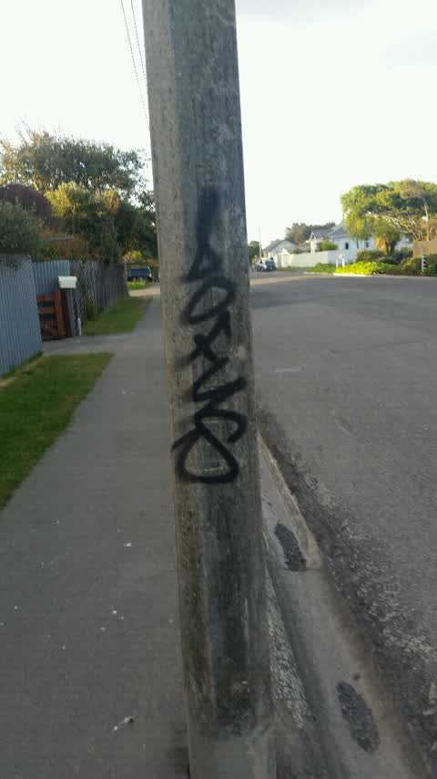 Graffiti, a report photo