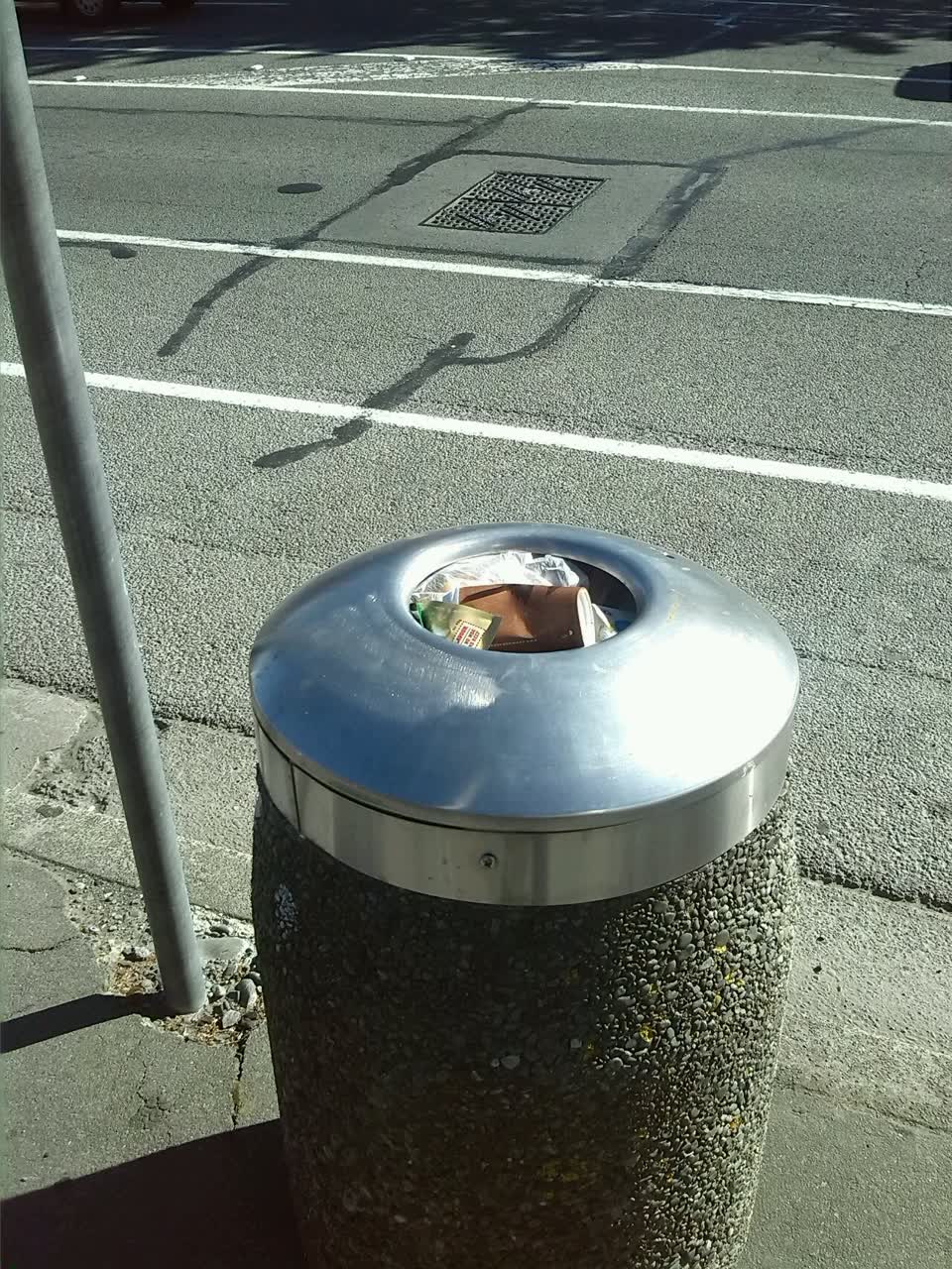 The photograph attached to this rubbish/recycling report