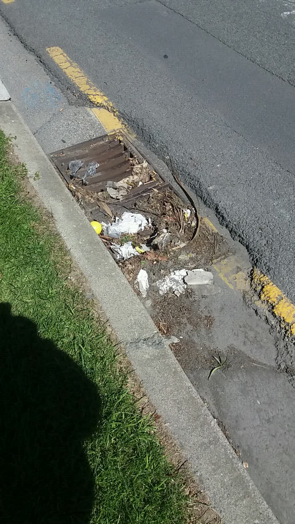 The photograph attached to this wastewater/stormwater report