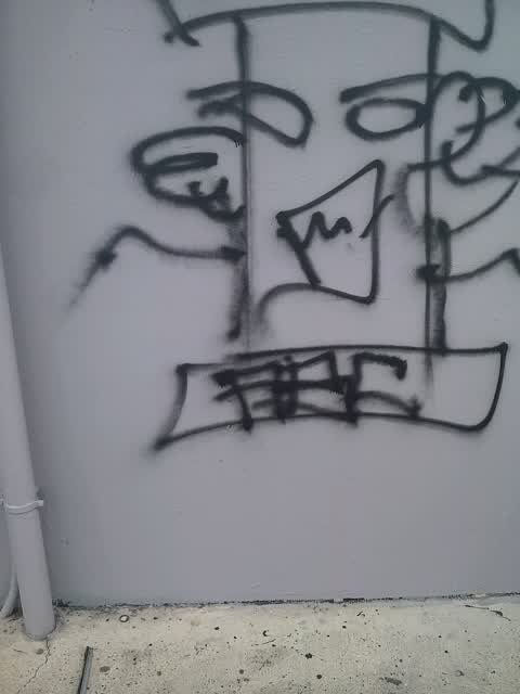Graffiti, a report photo
