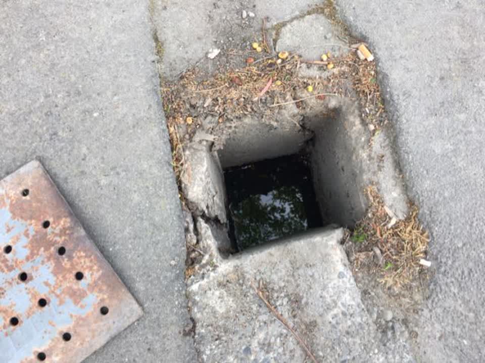 The photograph attached to this wastewater/stormwater report
