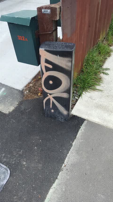 Graffiti, a report photo