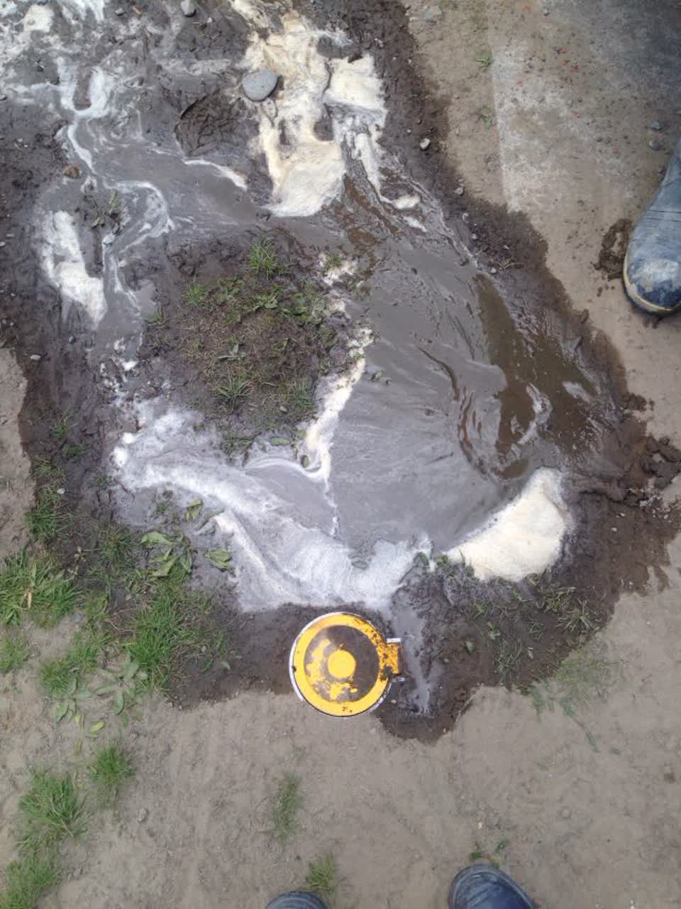 The photograph attached to this water supply report