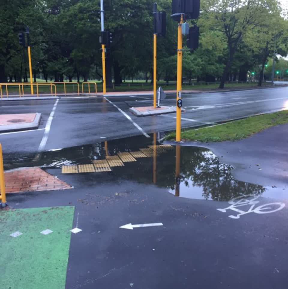 The photograph attached to this wastewater/stormwater report