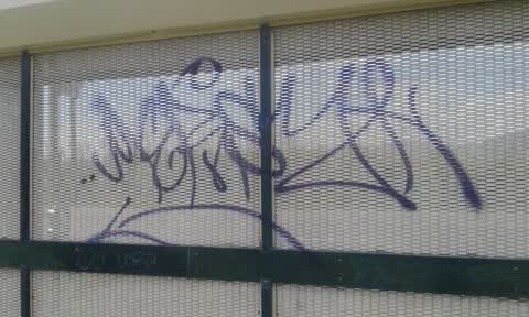 Graffiti, a report photo