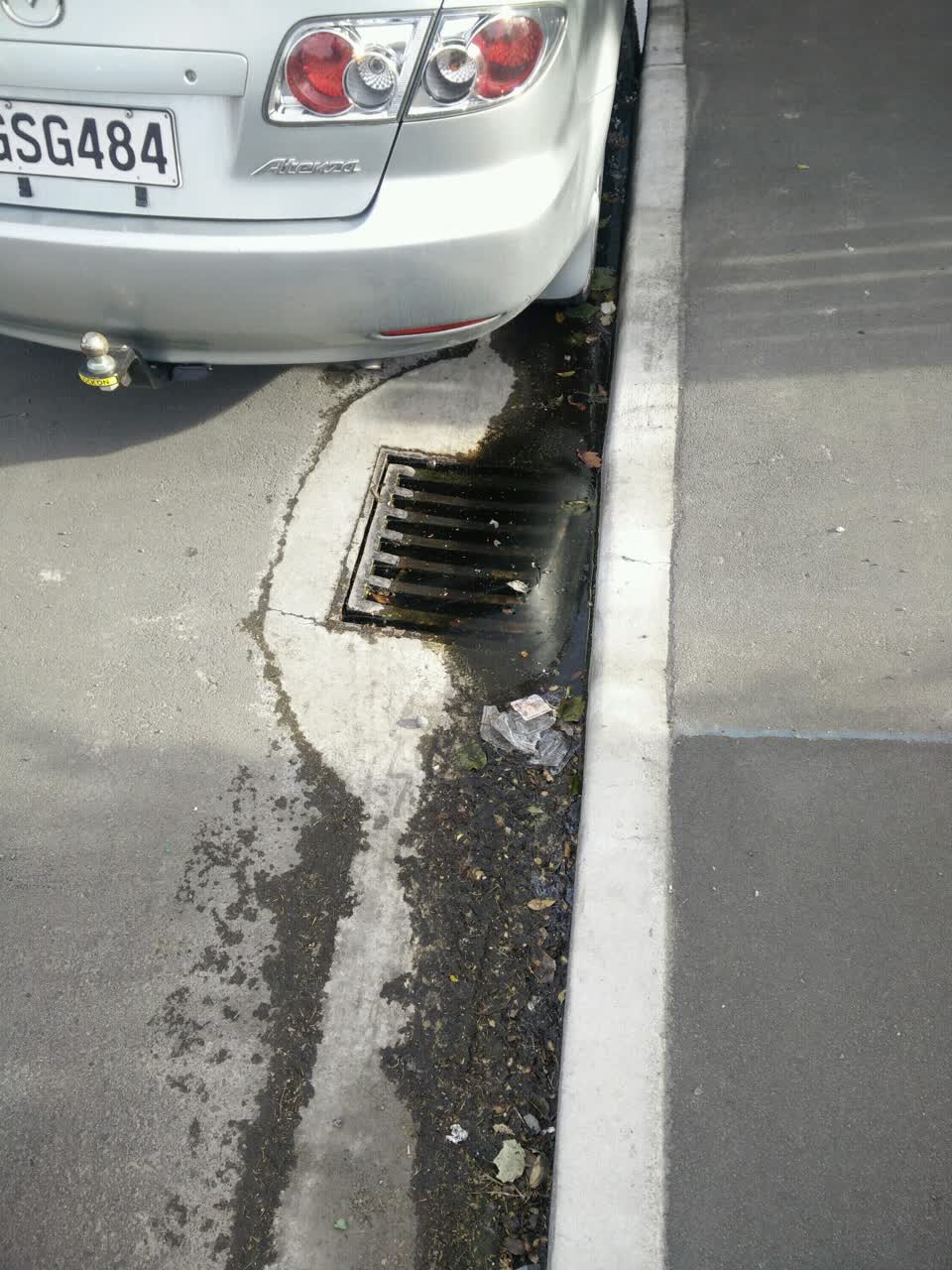 The photograph attached to this wastewater/stormwater report