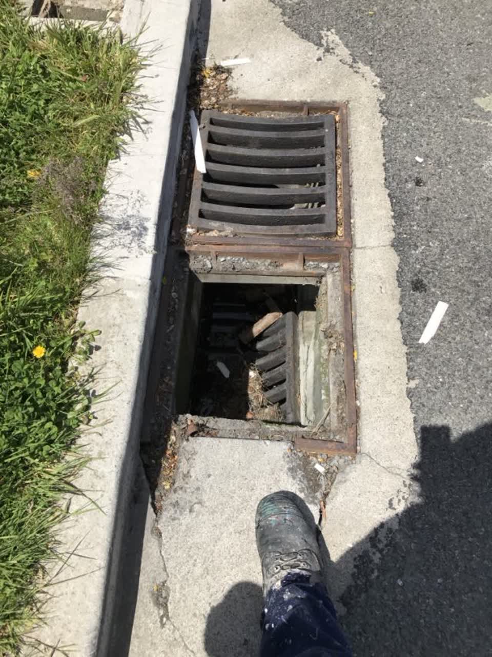 The photograph attached to this wastewater/stormwater report