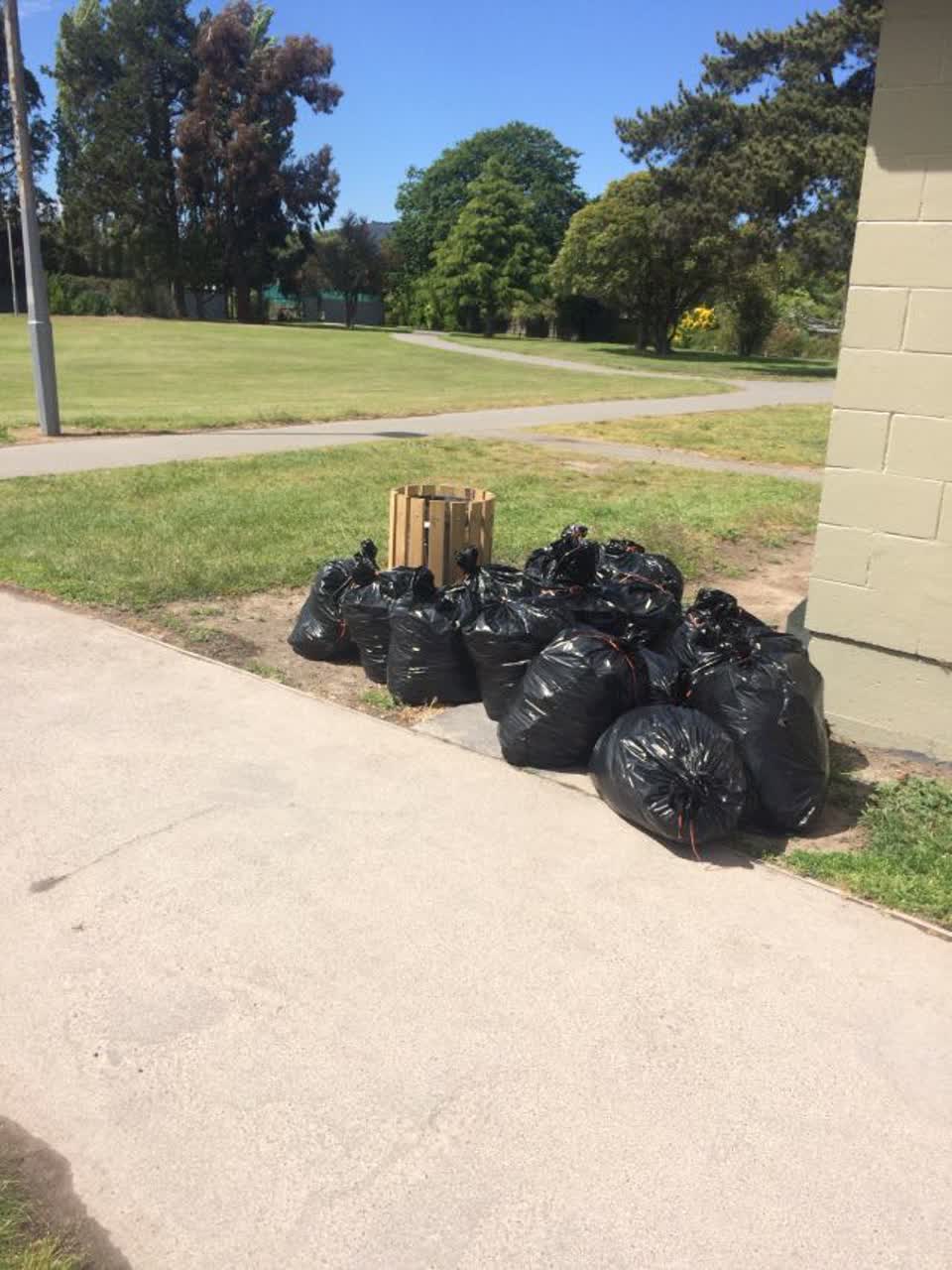 The photograph attached to this parks report