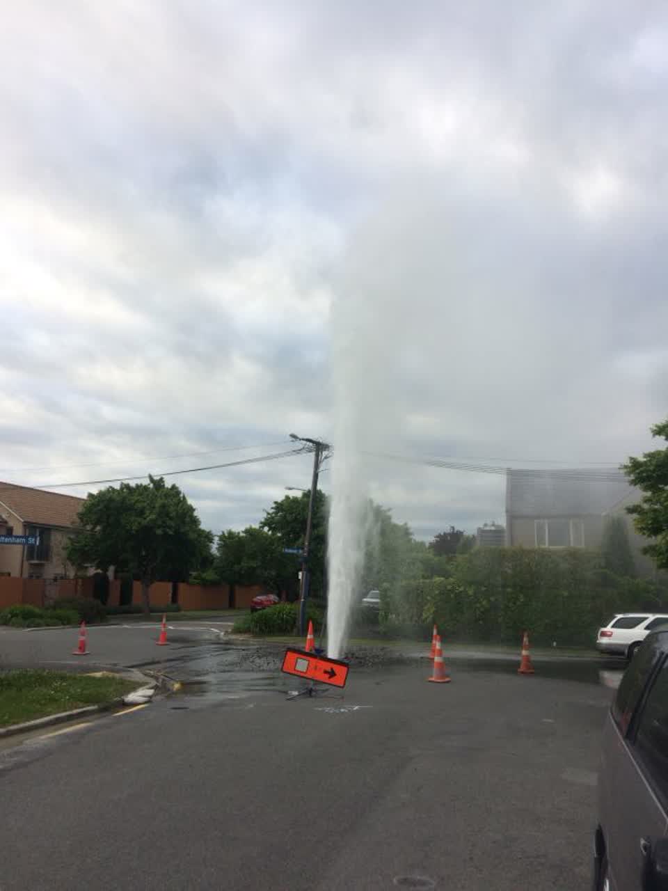 The photograph attached to this wastewater/stormwater report