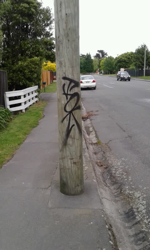 Graffiti, a report photo