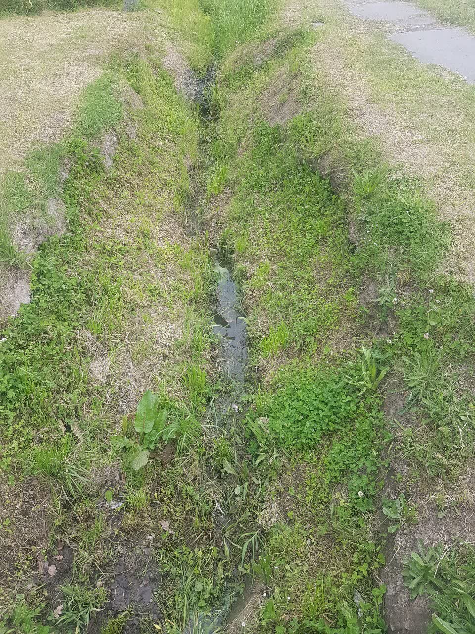 The photograph attached to this wastewater/stormwater report