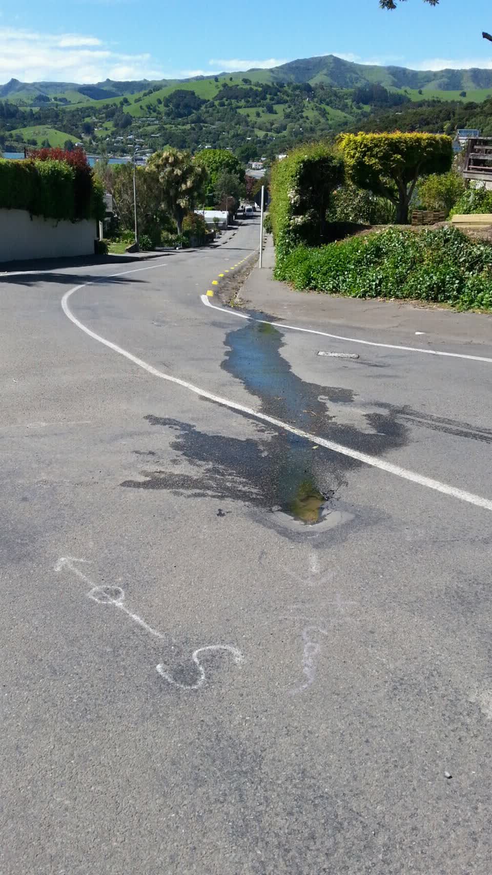The photograph attached to this water supply report