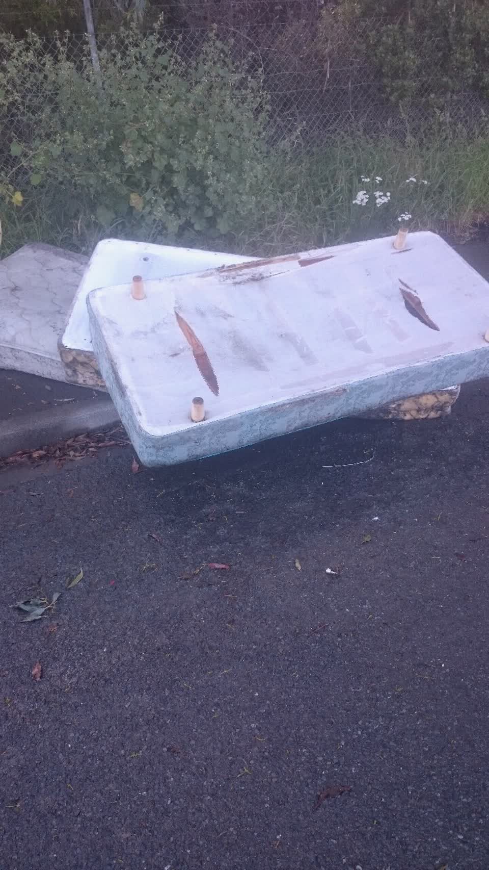 The photograph attached to this rubbish/recycling report
