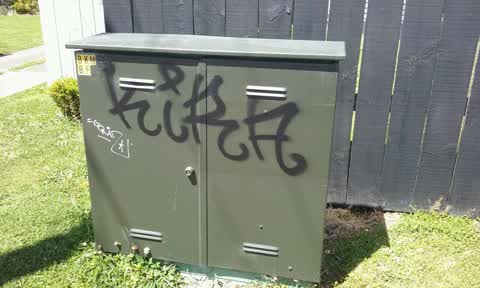 Graffiti, a report photo