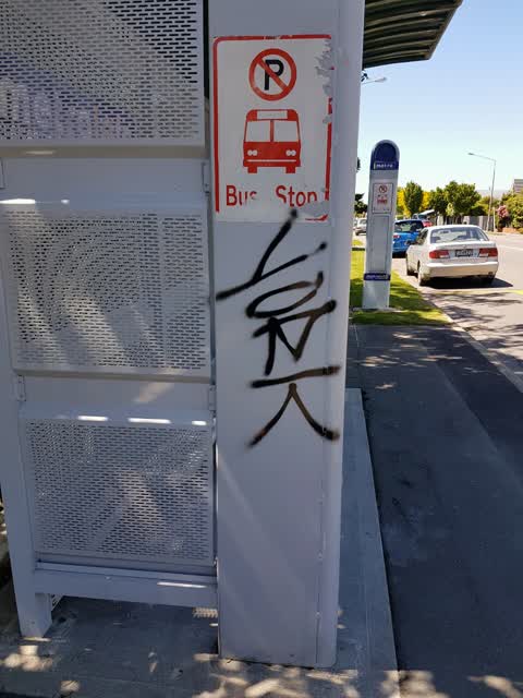 Graffiti, a report photo