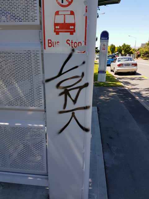 Graffiti, a report photo