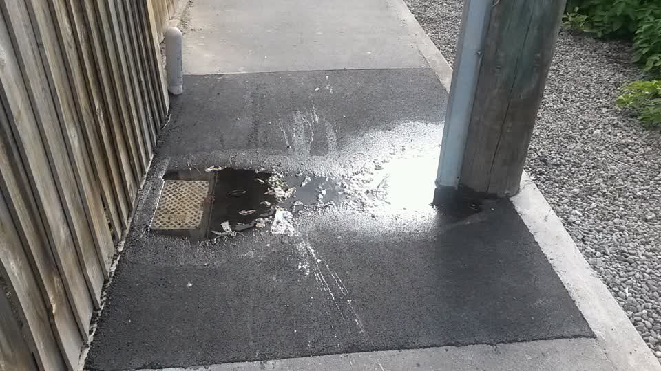 The photograph attached to this water supply report