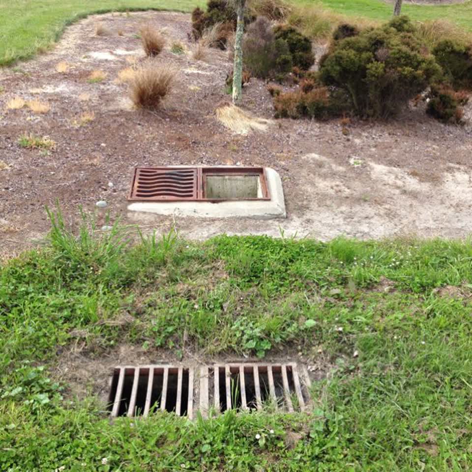 The photograph attached to this wastewater/stormwater report