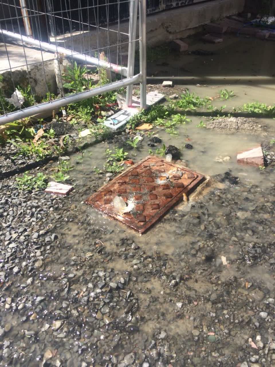 The photograph attached to this water supply report