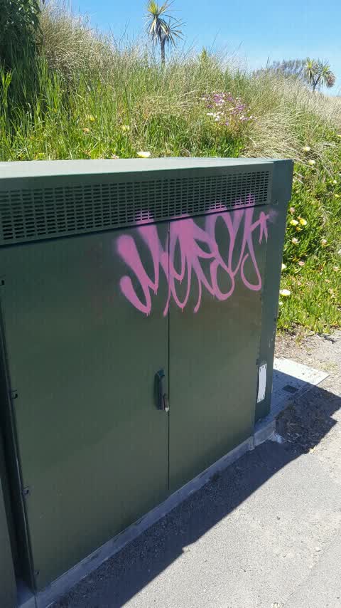 Graffiti, a report photo