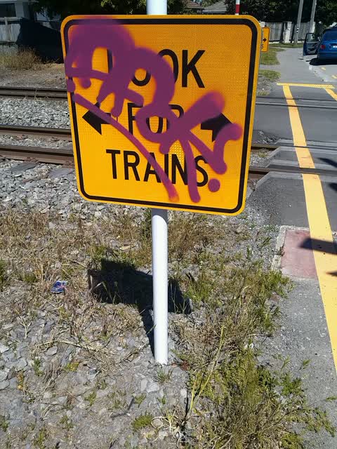 Graffiti, a report photo