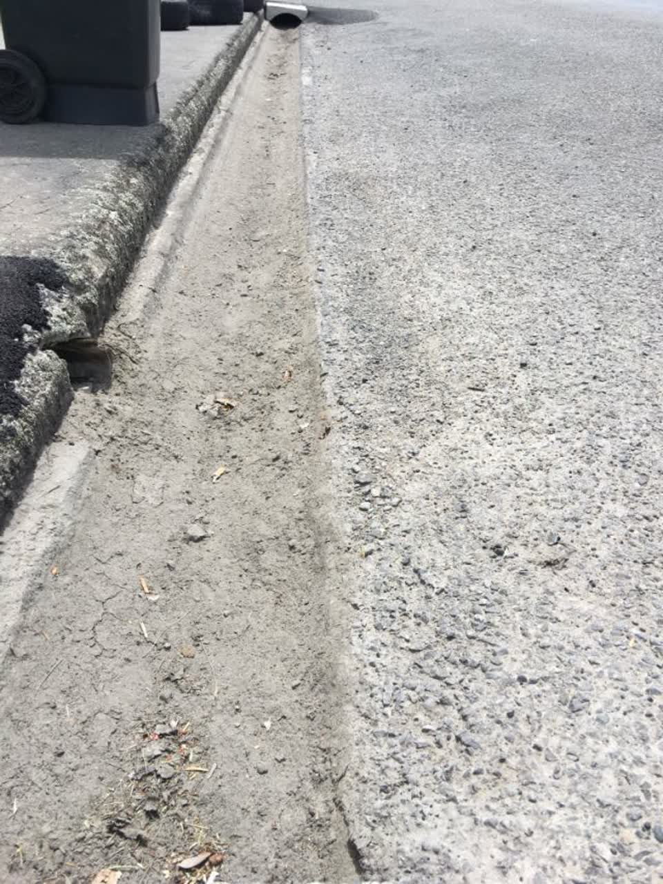The photograph attached to this wastewater/stormwater report