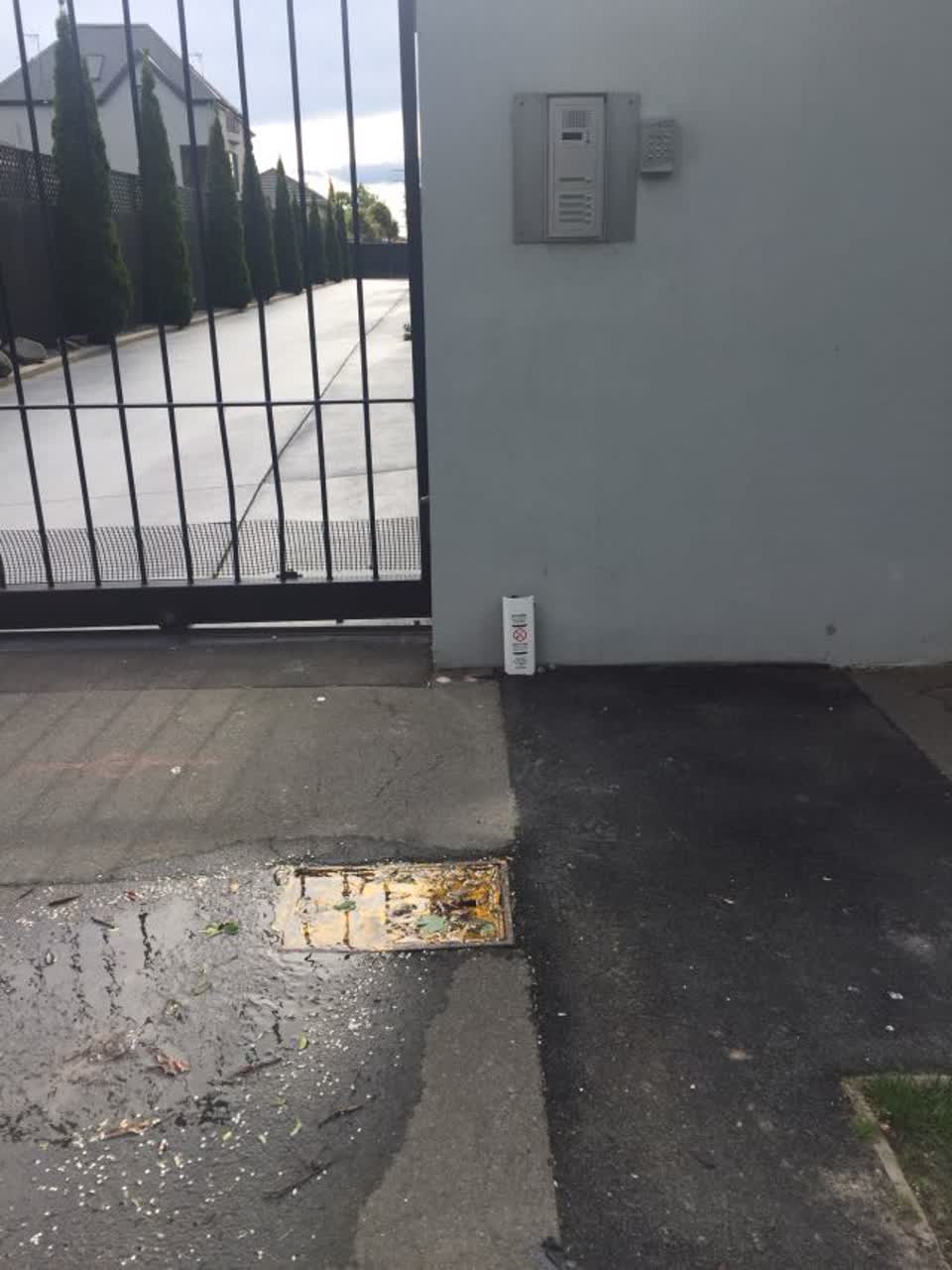 The photograph attached to this wastewater/stormwater report
