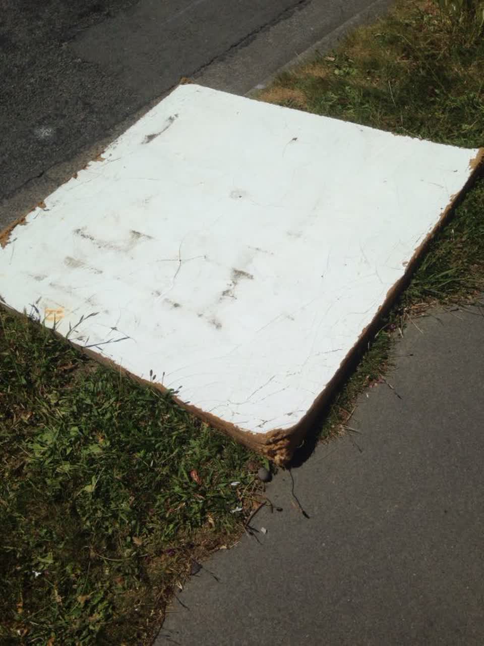 The photograph attached to this rubbish/recycling report