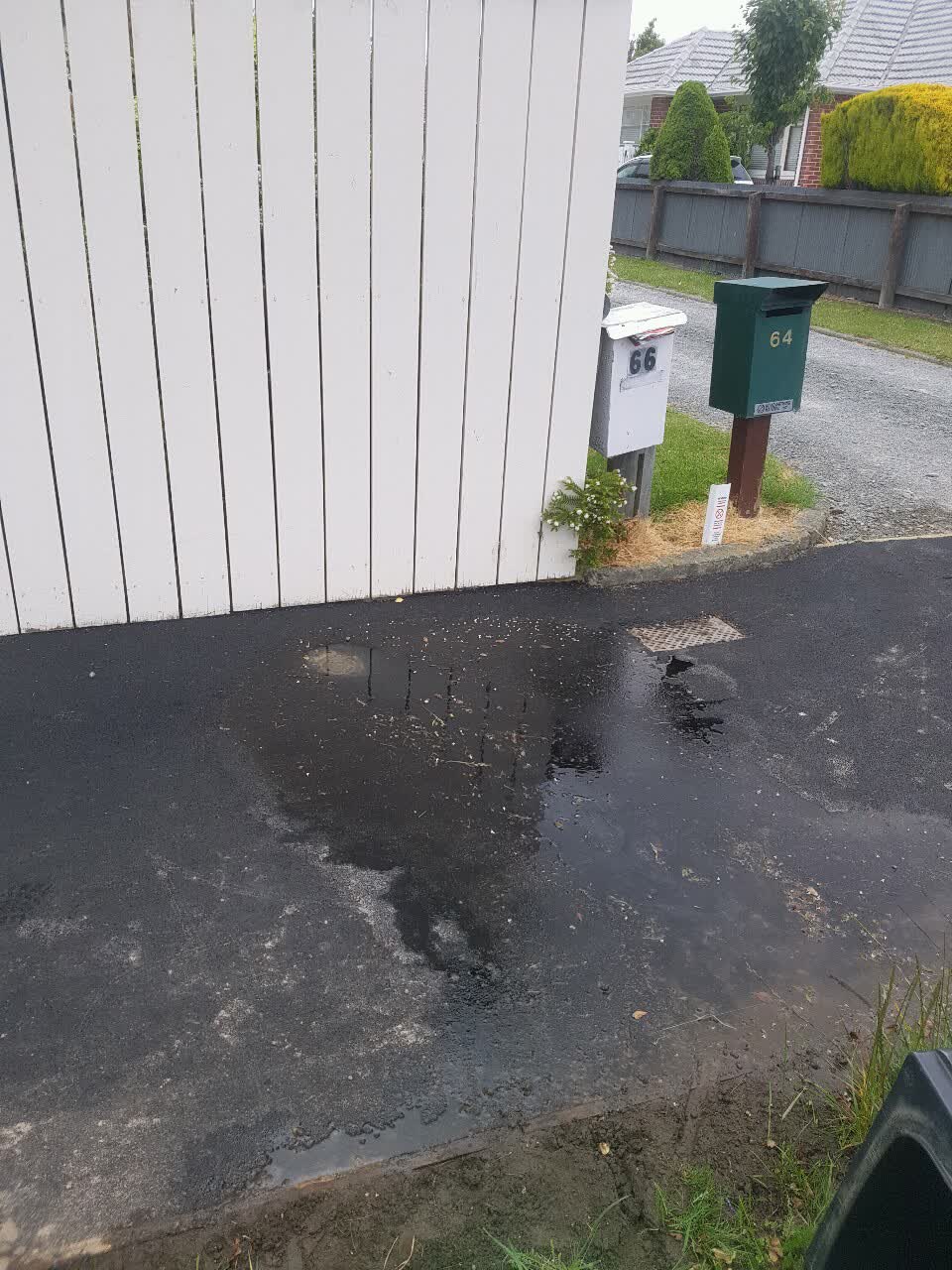 The photograph attached to this water supply report