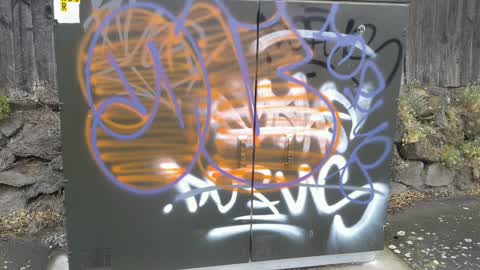 Graffiti, a report photo